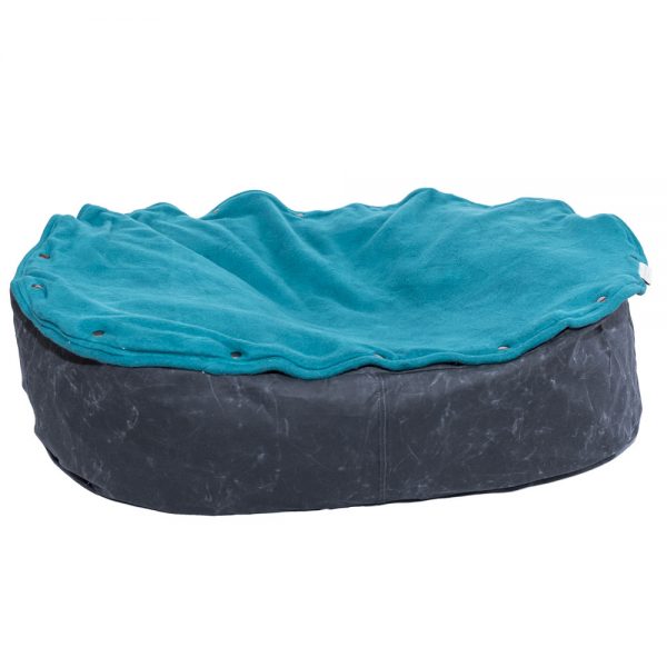 Eco-friendly pet bed ash turquoise 1